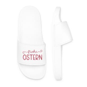 Frohe Ostern - Männer Badelatschen - Weiß - Vorne