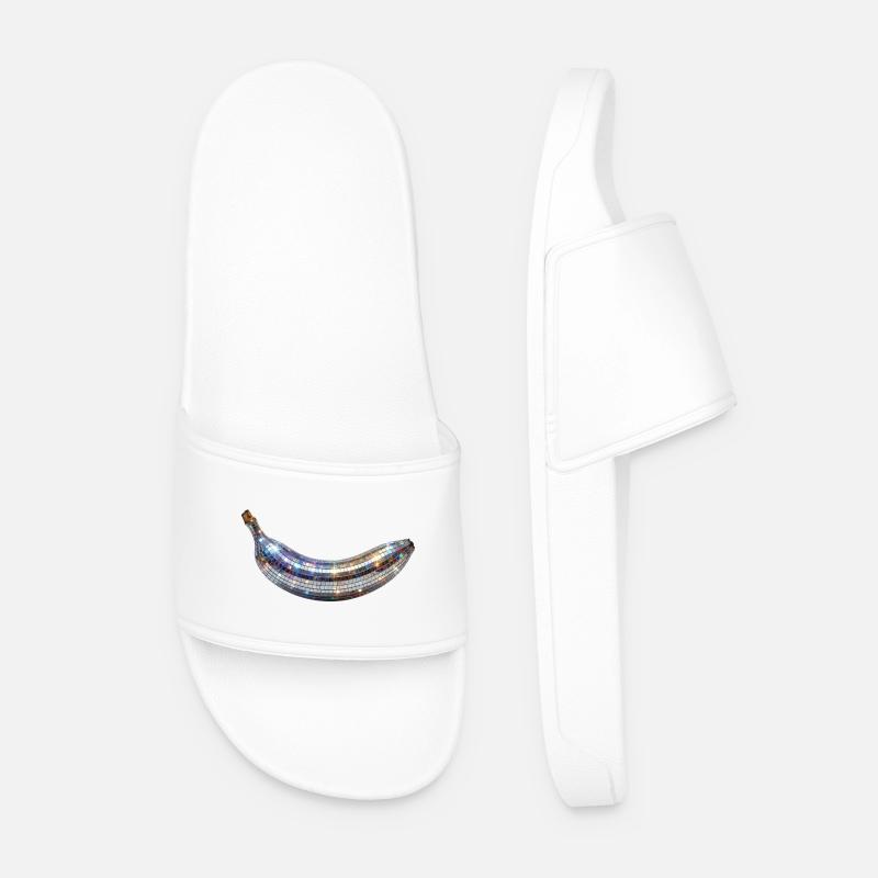 Disco Banana - Männer Badelatschen - Weiß