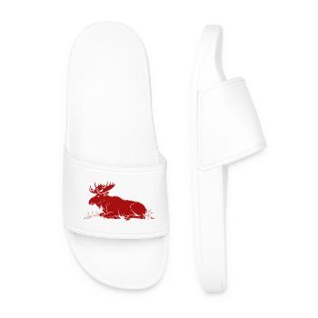 Elk - Men’s Pool Sliders - white - Front