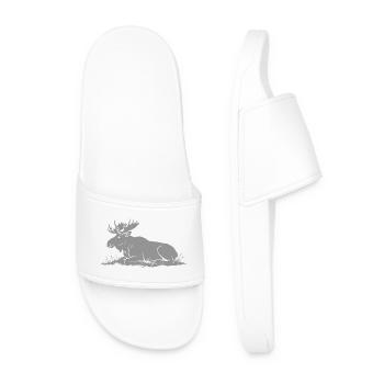 Elk - Men’s Pool Sliders - white - Front