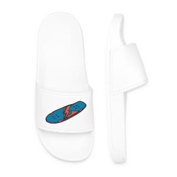 Skateboard Deck Urban Street - Men’s Pool Sliders - white - Front