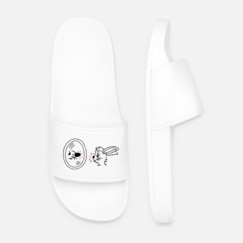 reflection - Men’s Pool Sliders - white