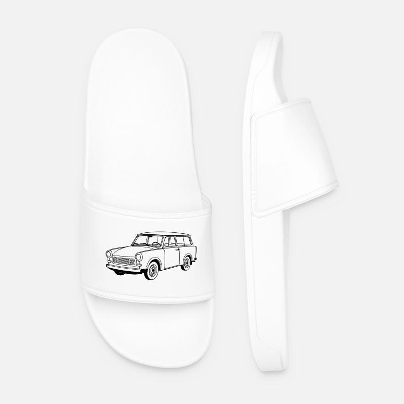 Trabant 601 Kombi - Männer Badelatschen - Weiß