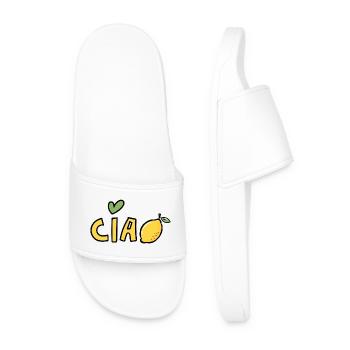 Ciao Lemon Bella Italia Sicilian Dolce Vita - Men’s Pool Sliders - white - Front