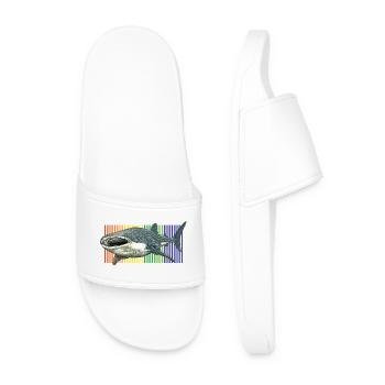 Requin-baleine Rhincodon typus - Claquettes Homme - blanc - Devant