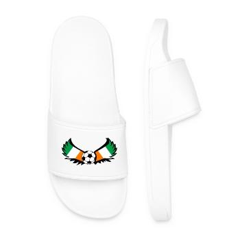 Football Irlande - Claquettes Homme - blanc - Devant