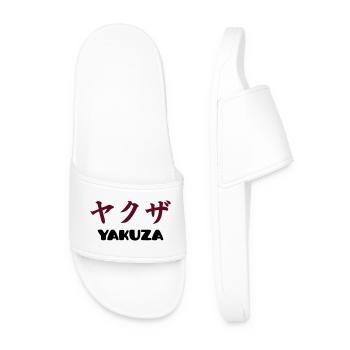 Yakuza (V) - Männer Badelatschen - Weiß - Vorne