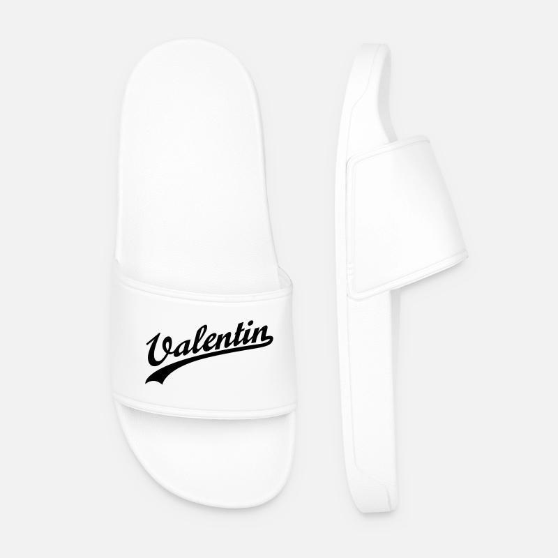 Valentin - Männer Badelatschen - Weiß
