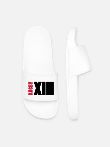 RUBGY XIII - Claquettes Homme - blanc