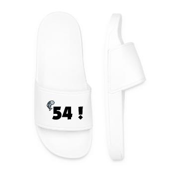54 ! - Men’s Pool Sliders - white - Front