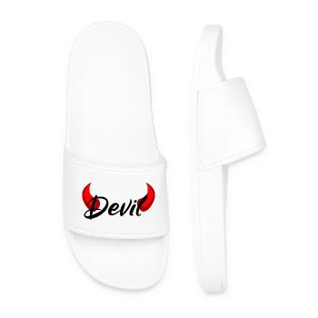 I'm a Devil - Devil - Men’s Pool Sliders - white - Front