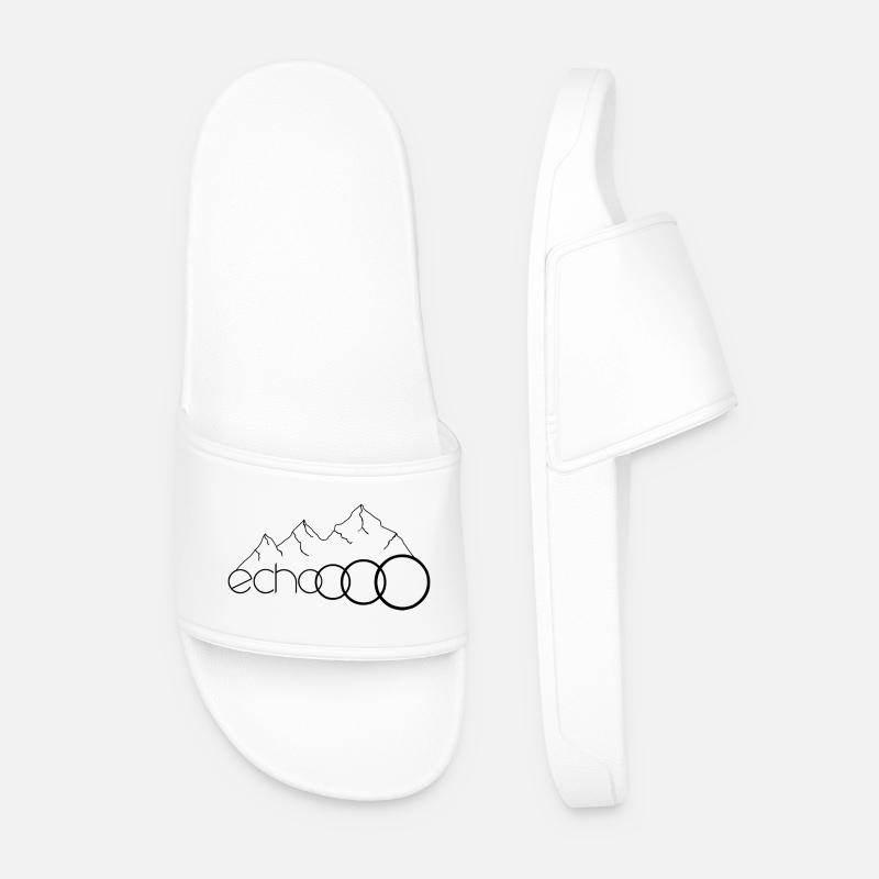 echoooo - Men’s Pool Sliders - white