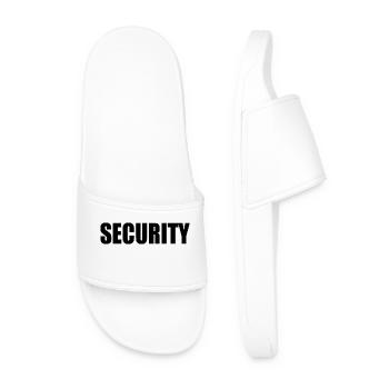 Security - Men’s Pool Sliders - white - Front