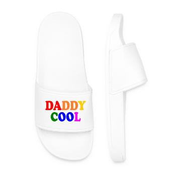 Daddy cool - Men’s Pool Sliders - white - Front