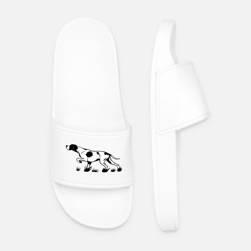 Pointer above - Men’s Pool Sliders - white