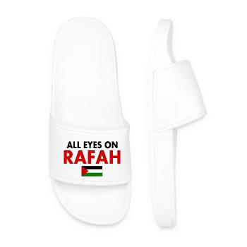 all eyes on rafah - Claquettes Homme - blanc - Devant