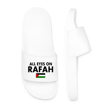 all eyes on rafah - Claquettes Homme - blanc - Devant