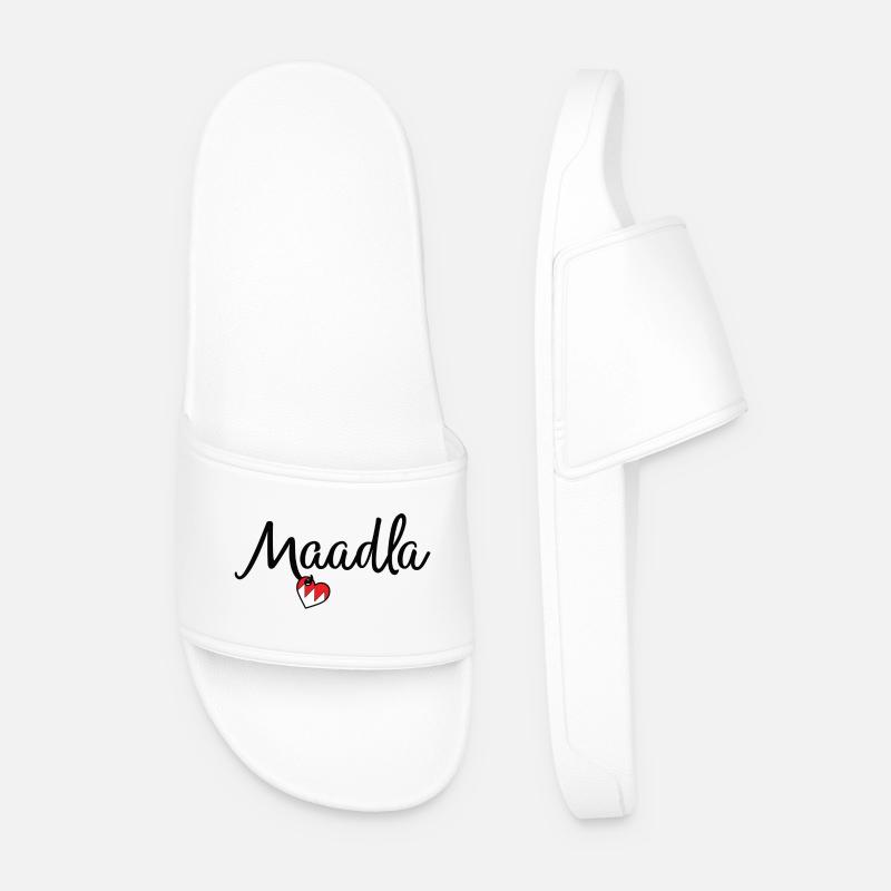 Maadla - Männer Badelatschen - Weiß