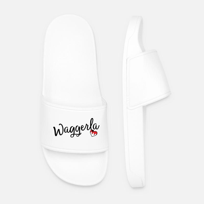 Waggerla - Männer Badelatschen - Weiß