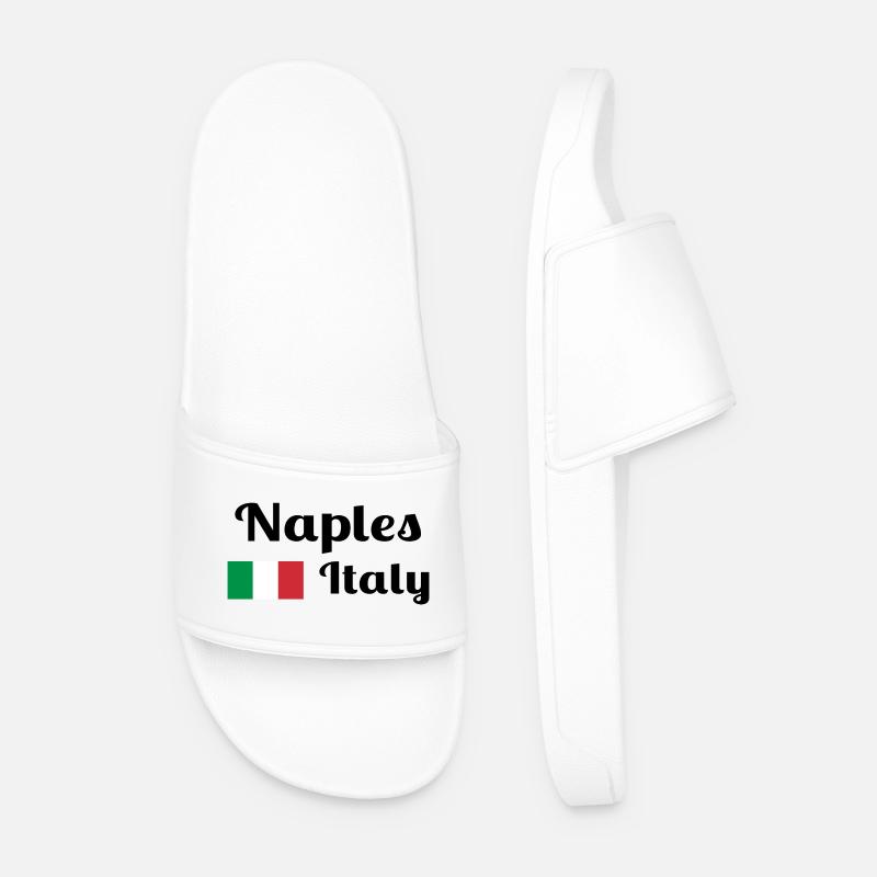 Neapel Italia - Stilvolle Drucke - Männer Badelatschen - Weiß