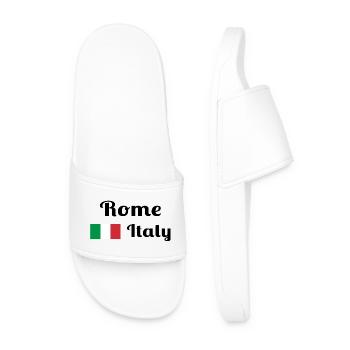 Rom, Italien - Stilvolle Drucke - Männer Badelatschen - Weiß - Vorne