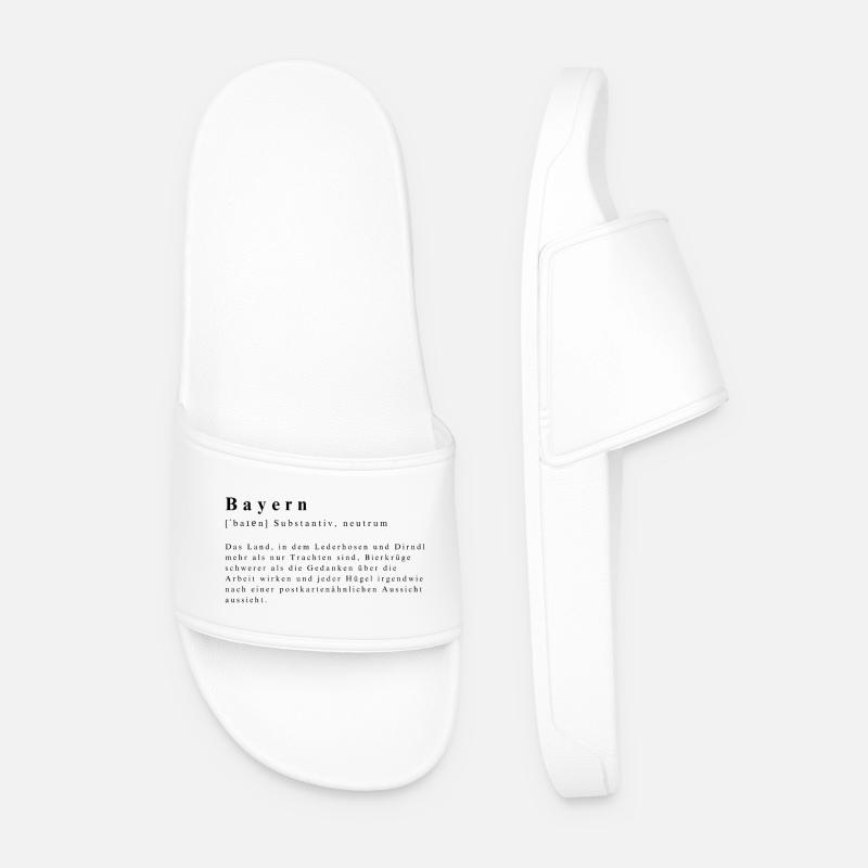 Bayern Definition - Männer Badelatschen - Weiß