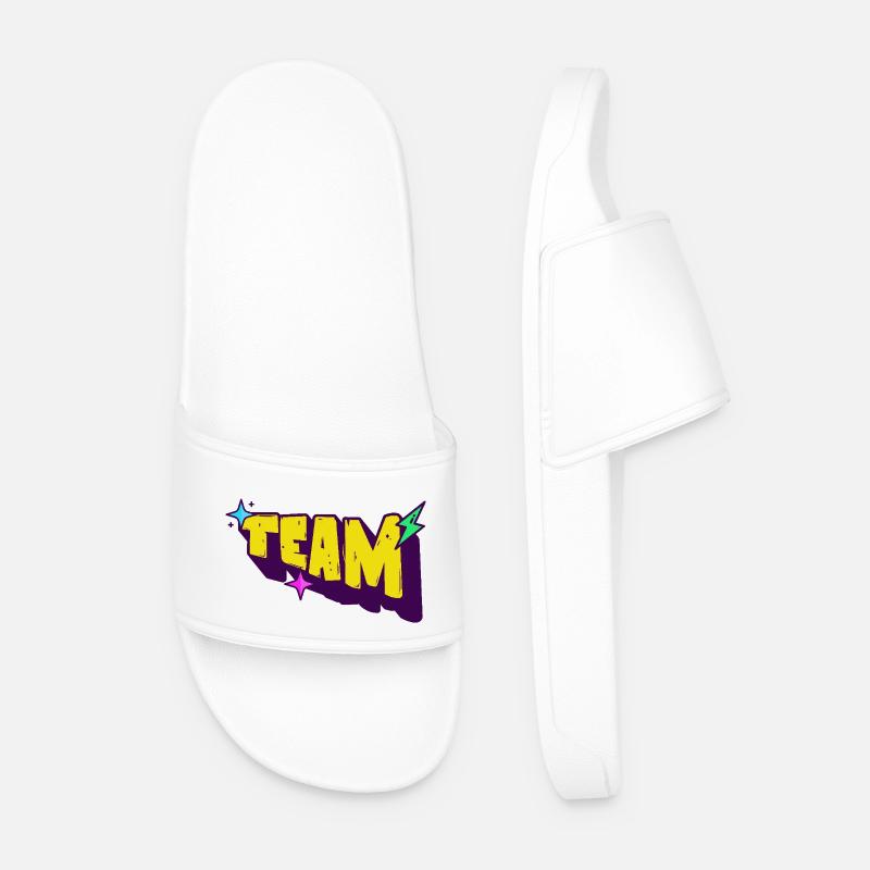 Team - Men’s Pool Sliders - white