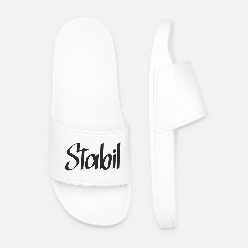 Stabil - Männer Badelatschen - Weiß
