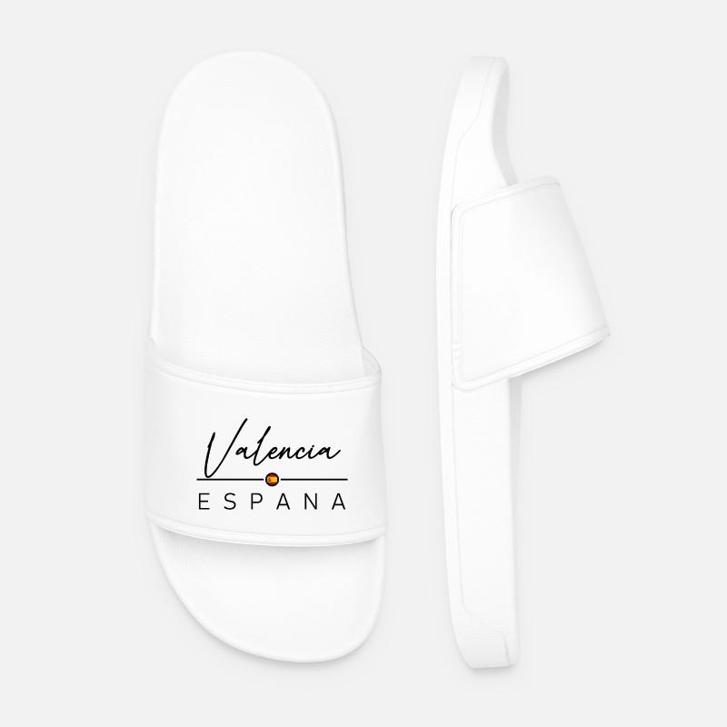 Spain - Valencia - Spain - España - Men’s Pool Sliders - white