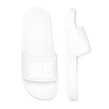 Malle 2025 Palmier - Claquettes Homme - blanc - Devant