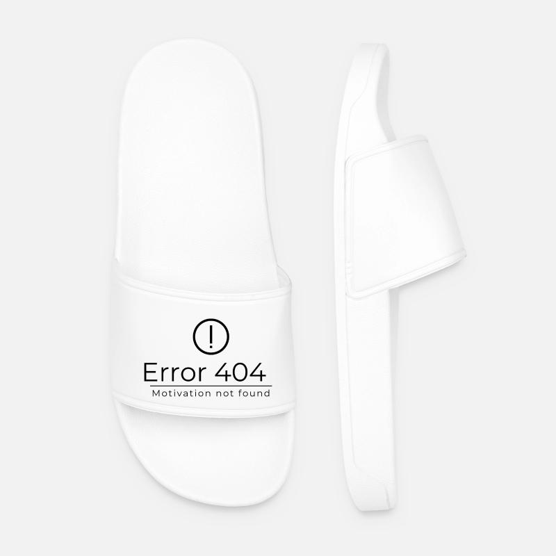 Error 404 - Männer Badelatschen - Weiß