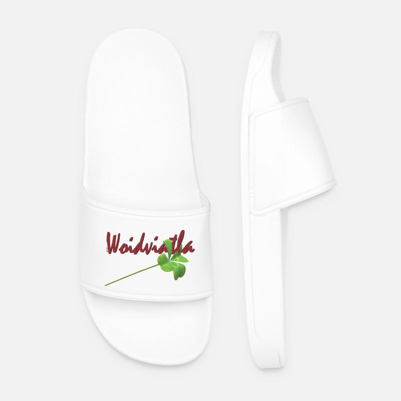 Waldviertler Glueck - Männer Badelatschen - Weiß