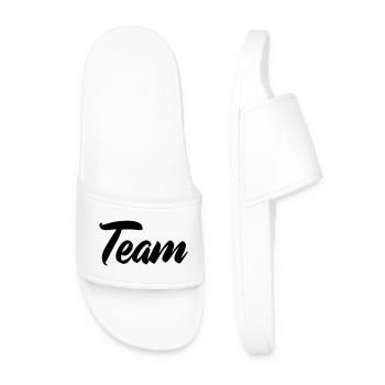 team - Männer Badelatschen - Weiß - Vorne