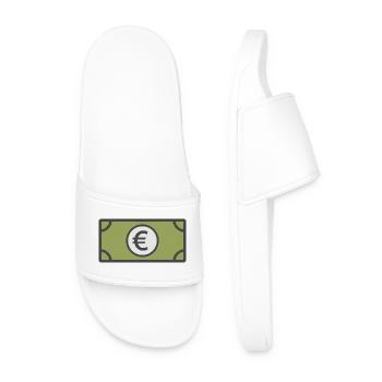 Euro Banknote | Money, Finance & Currency - Men’s Pool Sliders - white - Front