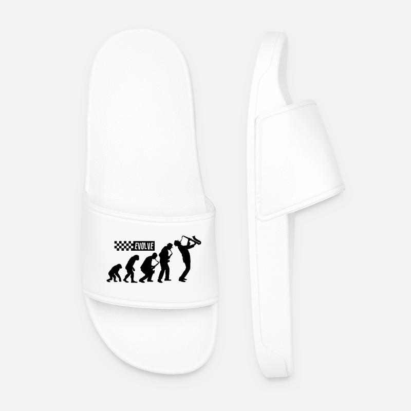 Évolution du ska – British 2 Tone Music Design - Claquettes Homme - blanc
