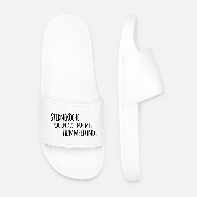 Hummerfond - Männer Badelatschen - Weiß