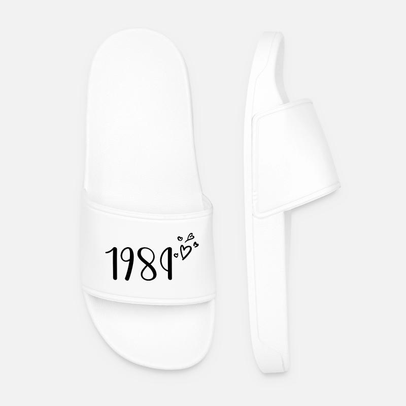 1984 - Männer Badelatschen - Weiß