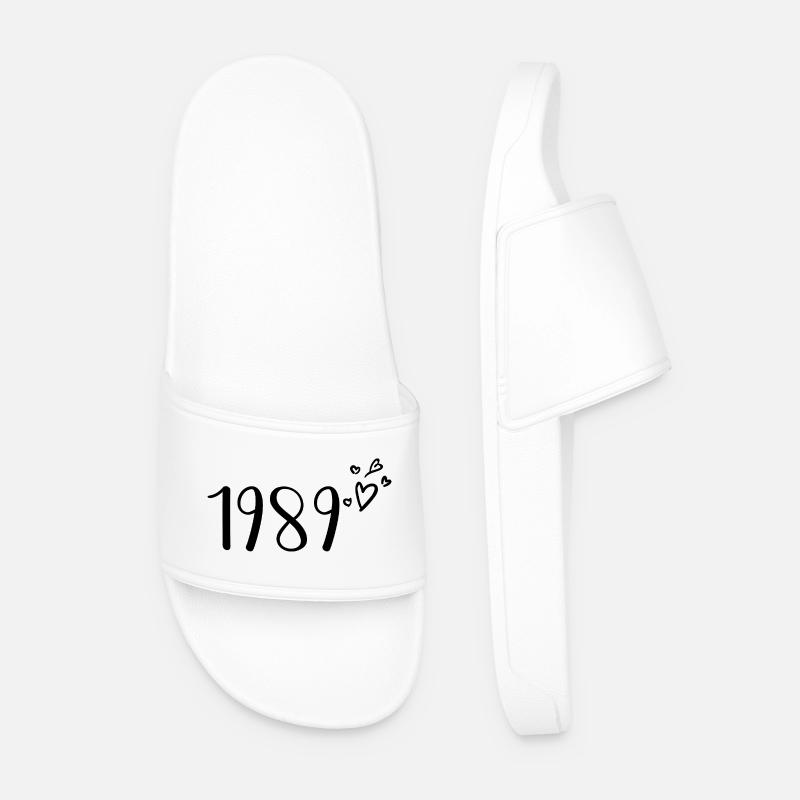 1989 - Männer Badelatschen - Weiß