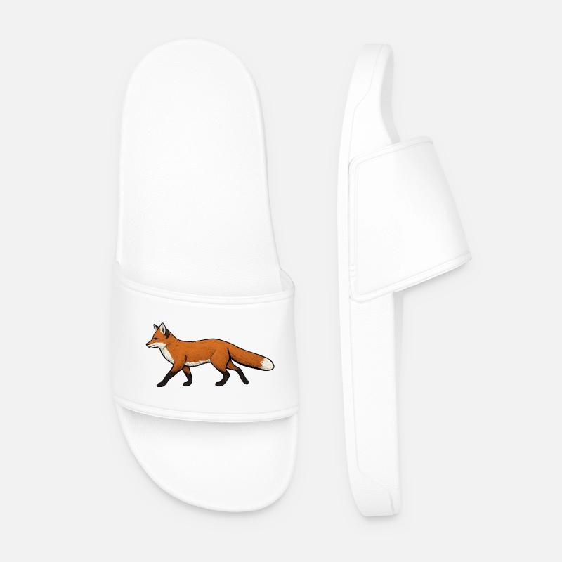 Fuchs - Männer Badelatschen - Weiß