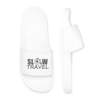 VOYAGE LENT - Claquettes Homme - blanc - Devant