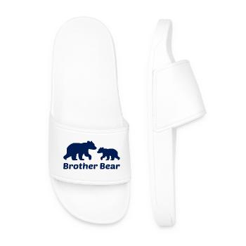 Don du frère Ours - Claquettes Homme - blanc - Devant