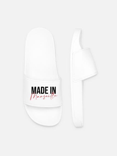 Made in Marseille - Men’s Pool Sliders - white