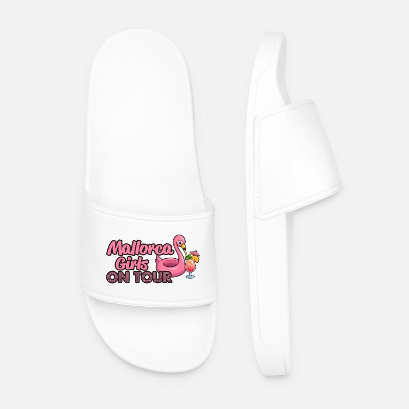 Mallorca, On Tour - Männer Badelatschen - Weiß