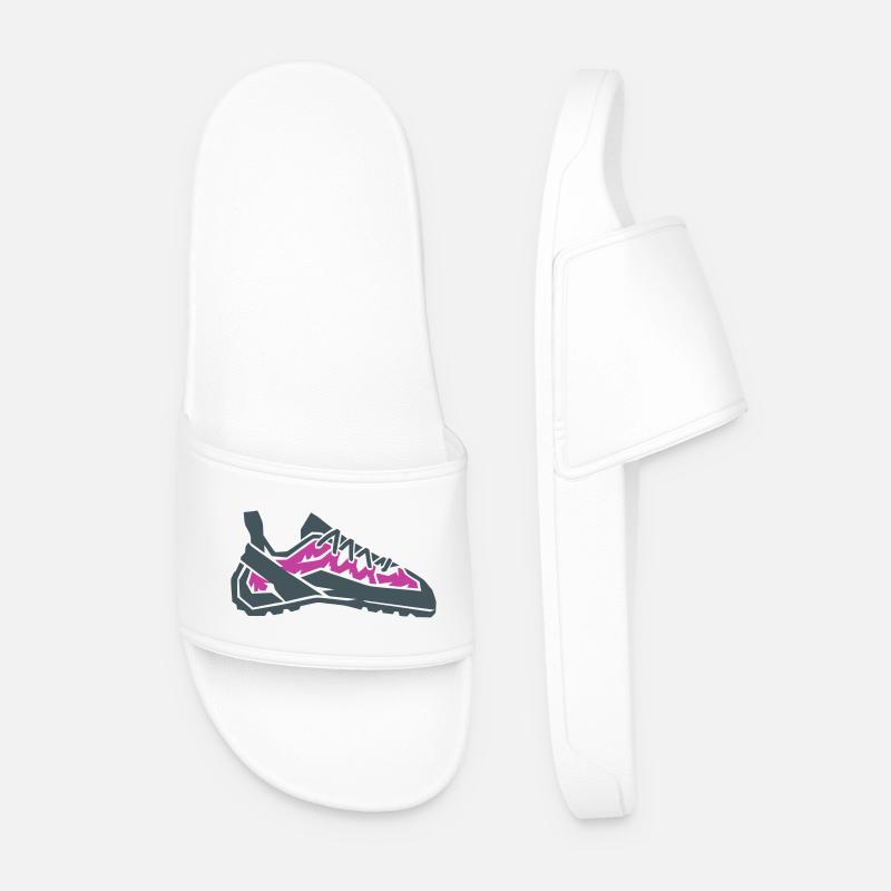 Climbing Shoe Bouldering Vector - Men’s Pool Sliders - white