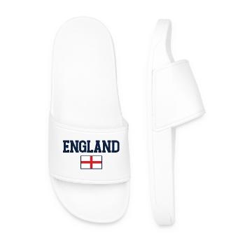 England Flag Identity Tee - Männer Badelatschen - Weiß - Vorne