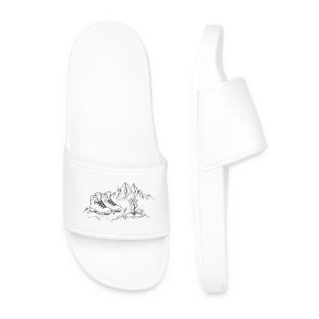 Bottes de randonnée Montagnes Edelweiss - Claquettes Homme - blanc - Devant