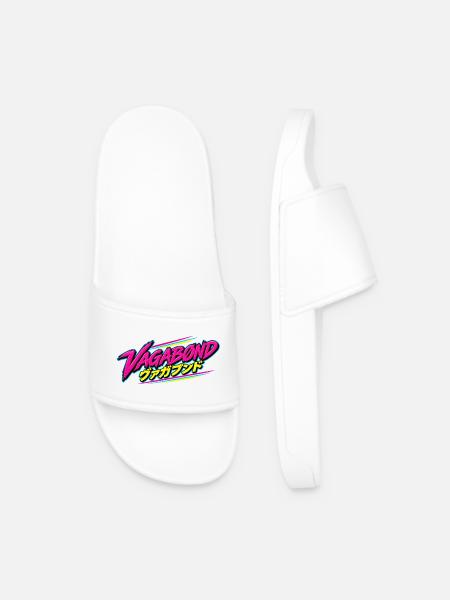 Vagabond Neon Retro Schriftzug - Männer Badelatschen - Weiß