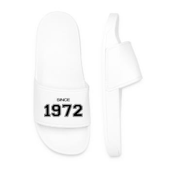 Birthday gift 1972 - Men’s Pool Sliders - white - Front