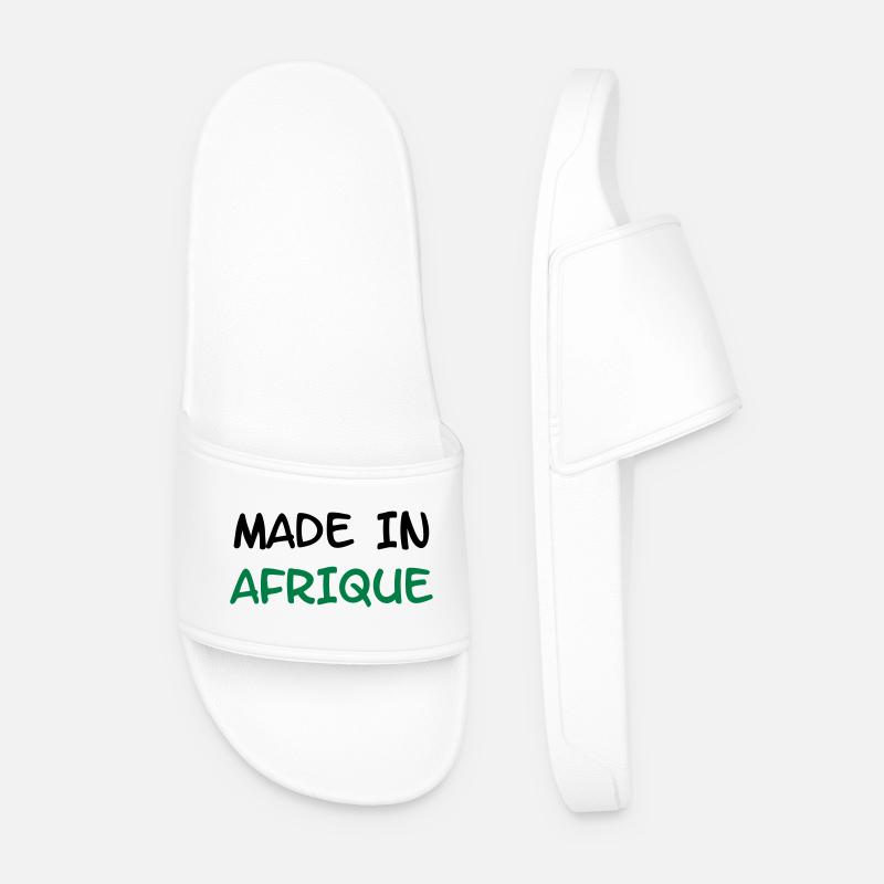 Made in AFRICA! - Men’s Pool Sliders - white