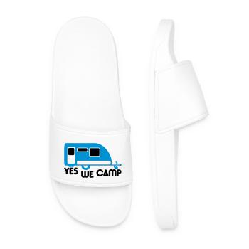 Caravane remorque Oui nous logo icône camp - Claquettes Homme - blanc - Devant